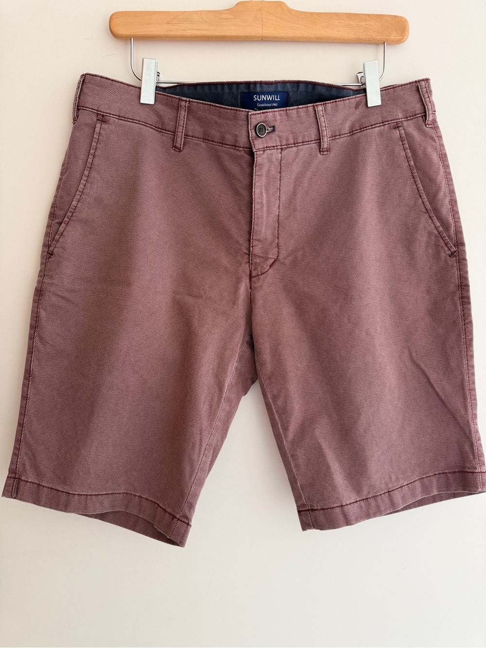 SUNWILL Mens Shorts Flat Front Pockets Vacation Resortwear Casual Summer Travel